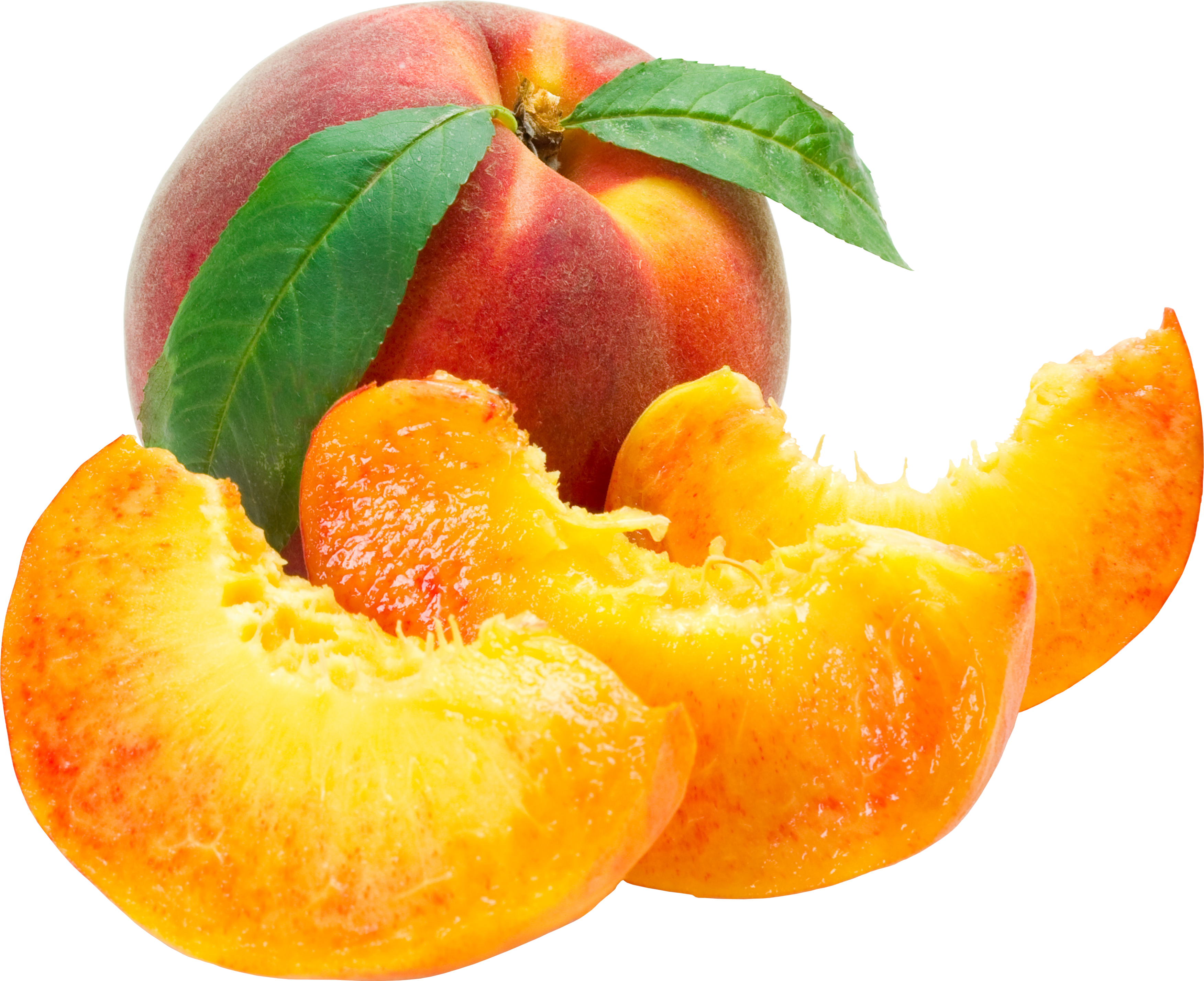 Sliced Peaches Png Image - Peach, Transparent background PNG HD thumbnail