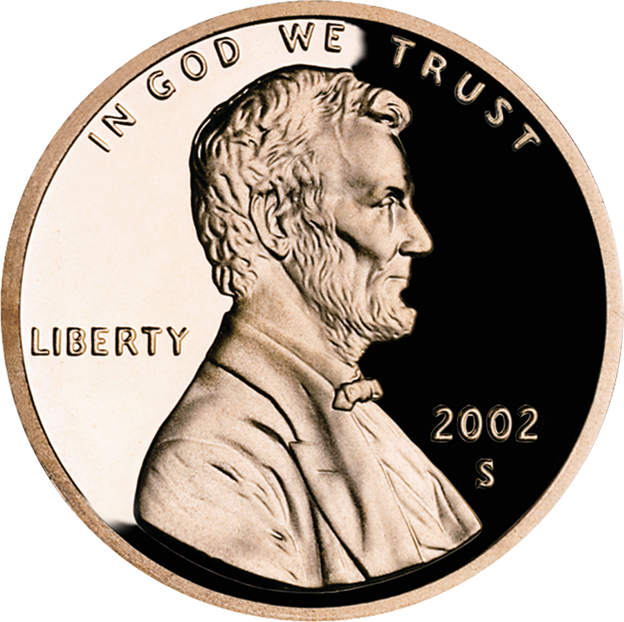 File:2002 Penny Proof Obv.png - Penny, Transparent background PNG HD thumbnail