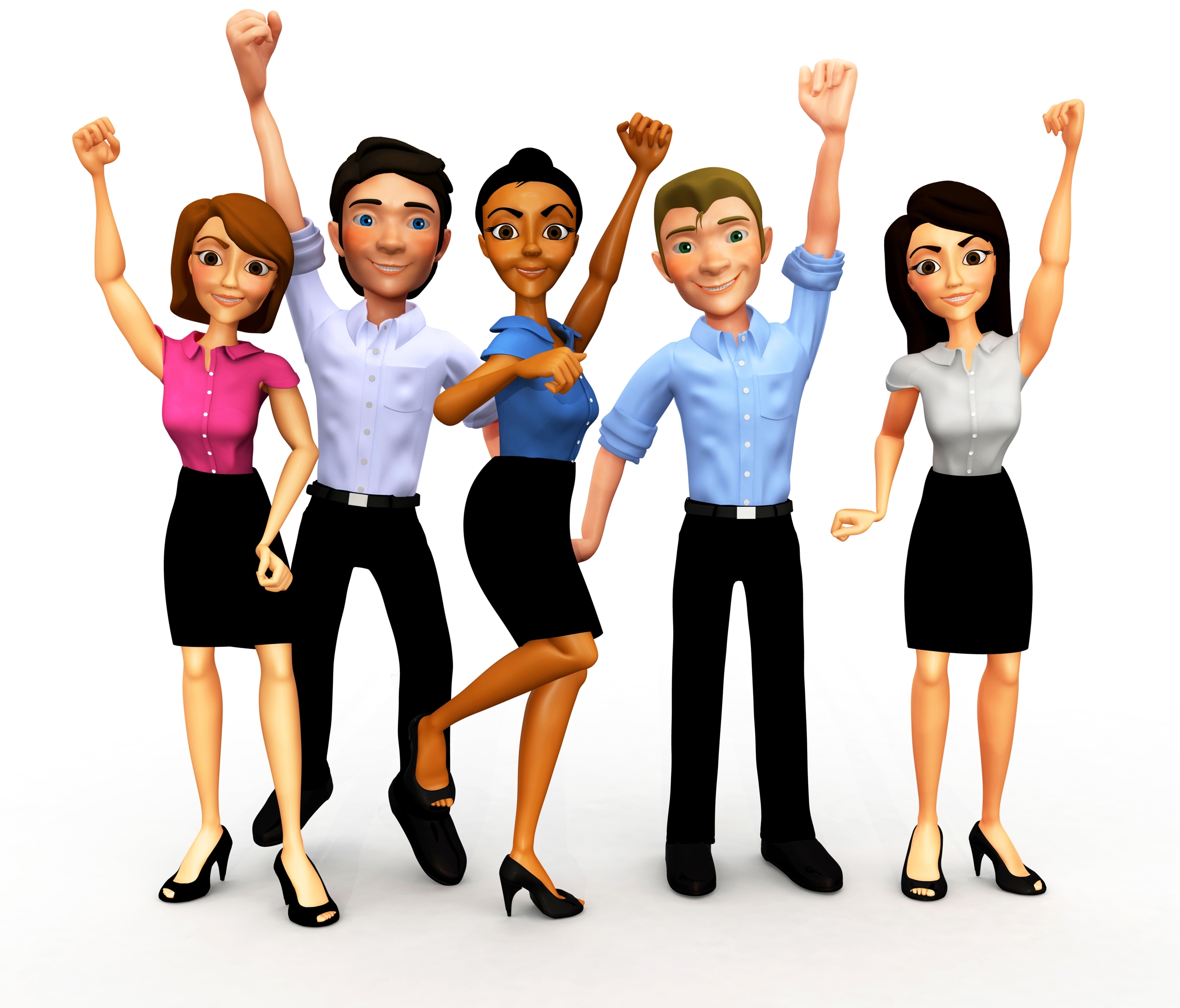 Clipart Transparent Office People - People Working Office, Transparent background PNG HD thumbnail