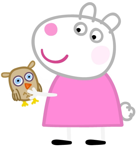 Suzy.png - Peppa Pig, Transparent background PNG HD thumbnail