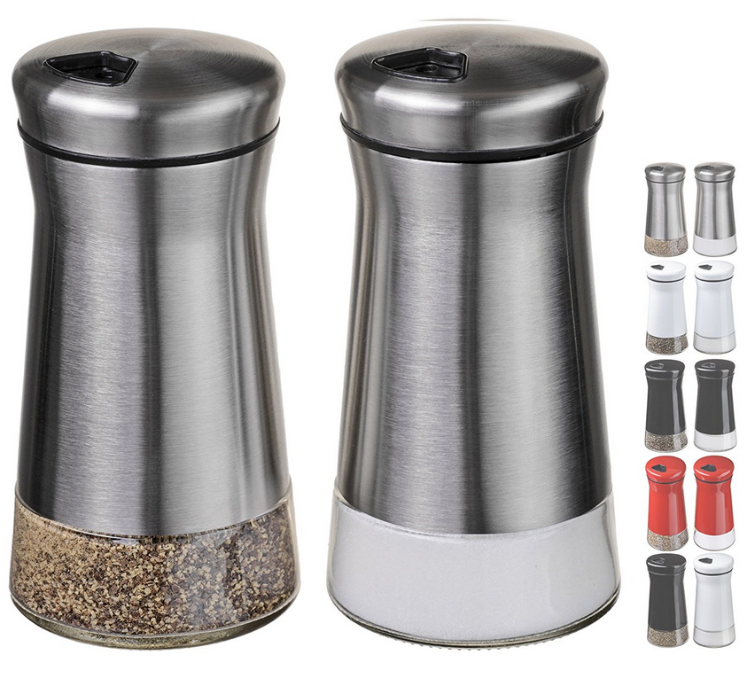 Png Pepper Shaker - Chefvantage Salt And Pepper Shakers Set With Adjustable Holes   Stainless Steel, Transparent background PNG HD thumbnail