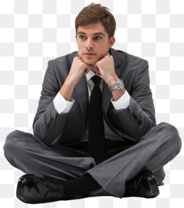 Thinking Man, The Man, Thinking, Suit Png Image - Person Thinking, Transparent background PNG HD thumbnail
