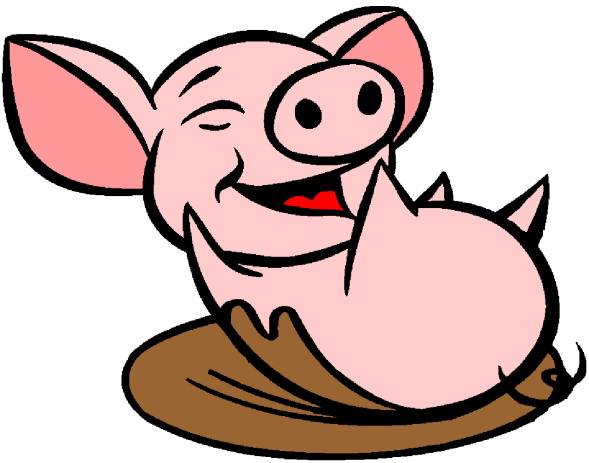 Pig - Pig In Mud, Transparent background PNG HD thumbnail
