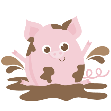 Png Pig In Mud - Pig In Mud Svg Files For Scrapbooking Pig Svg File Pig Svg Cut File Free Svgs Free Svg Files Free Svg Cuts, Transparent background PNG HD thumbnail