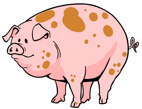 Pin Mud Clipart Pig #11 - Pig In Mud, Transparent background PNG HD thumbnail
