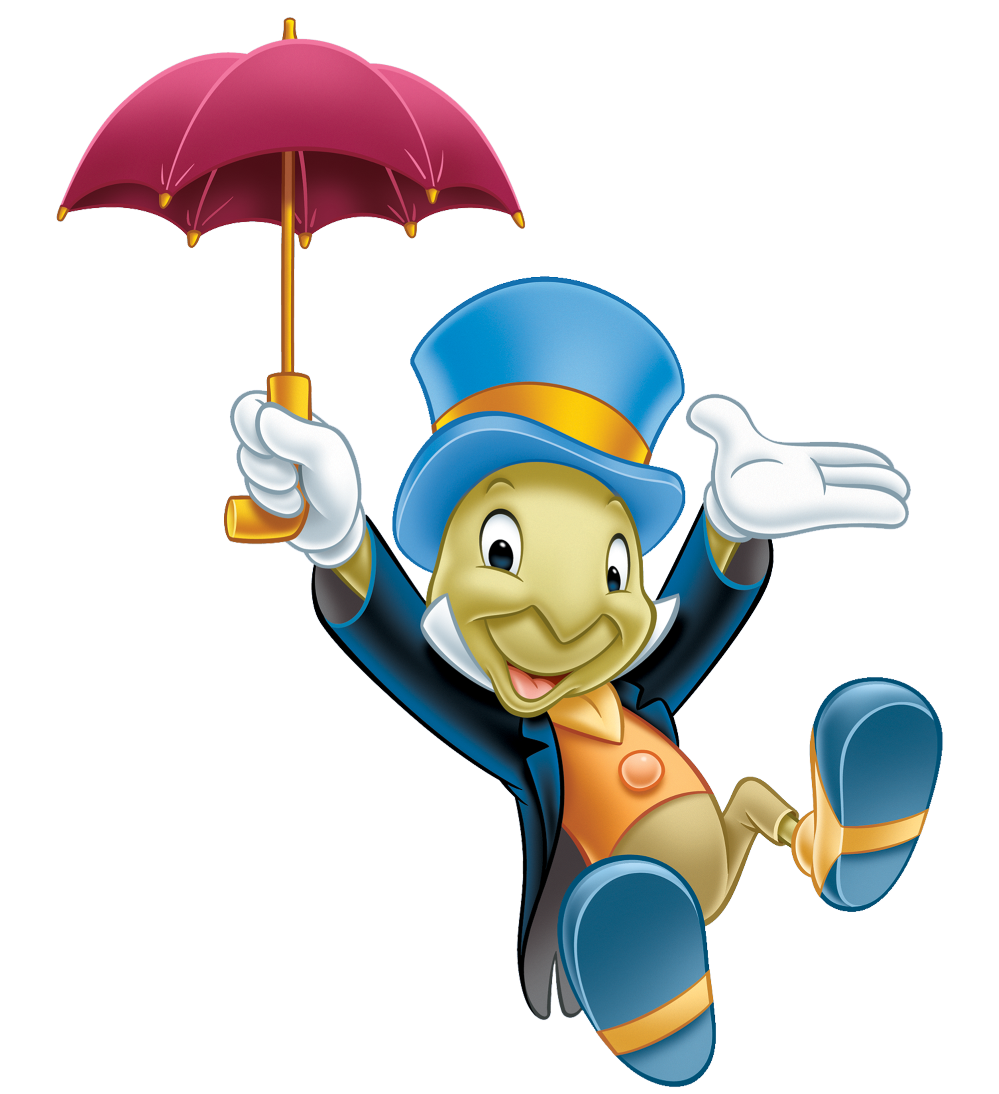 Jiminyumbrella.png - Pinocchio, Transparent background PNG HD thumbnail
