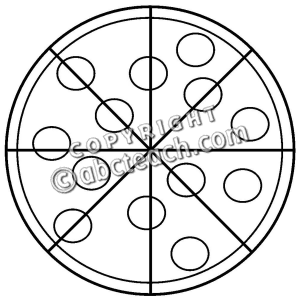 Pizza Clipart Black And White - Pizza Black And White, Transparent background PNG HD thumbnail