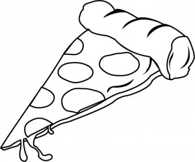 Pizza Black And White Pizza Black And White Clipart - Pizza Black And White, Transparent background PNG HD thumbnail