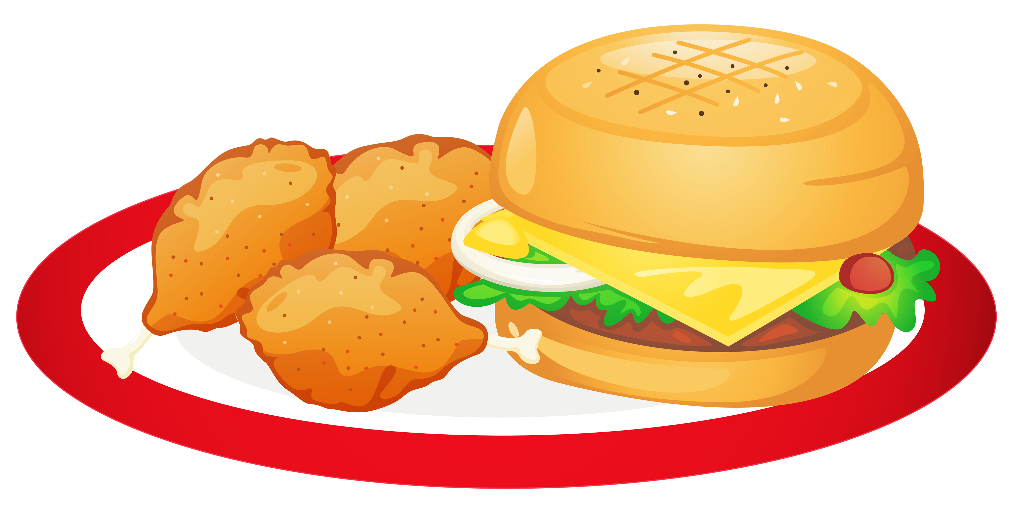 Of Food Clipart Png - Plate Of Food, Transparent background PNG HD thumbnail