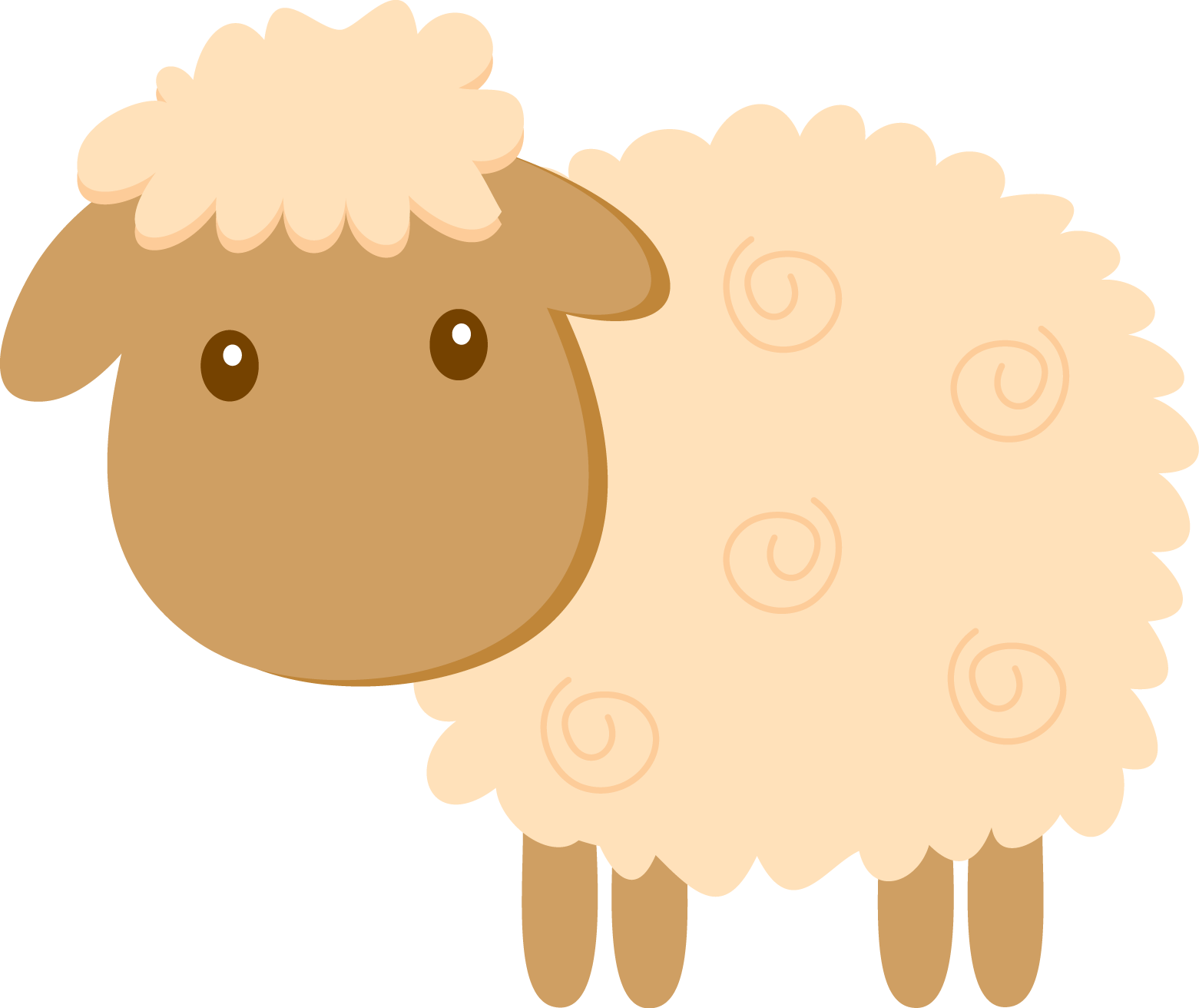 Cute Sheep Clipart Png. Sheep - Cute, Transparent background PNG HD thumbnail