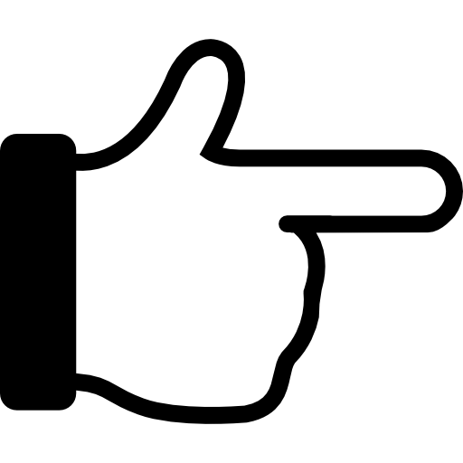Hand Finger Pointing To Right Free Icon - Pointing Finger, Transparent background PNG HD thumbnail