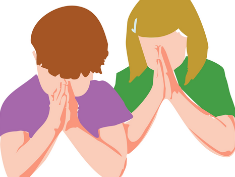 U0027Help The Adults When They Do The Big Voteu0027: A Sunday Club Prayer - Praying, Transparent background PNG HD thumbnail