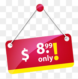 Red Price Tag, Red, Free, Dollar Png Image - Price Tag, Transparent background PNG HD thumbnail