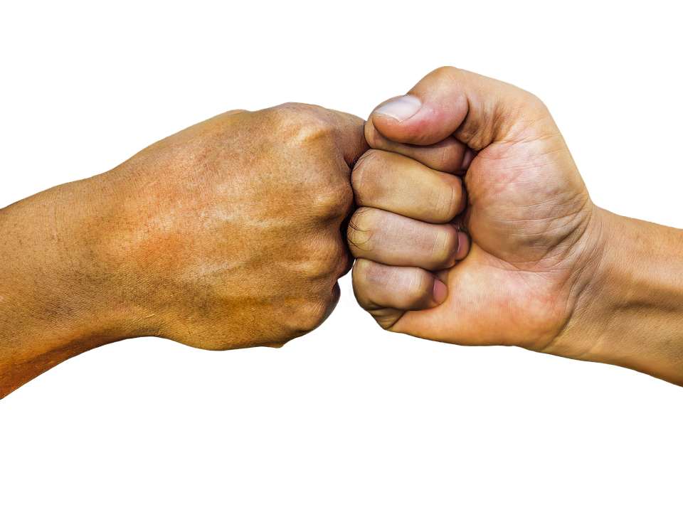 Hands, Punch, Punch To Punch, Strength, Sign, Symbol - Punch, Transparent background PNG HD thumbnail