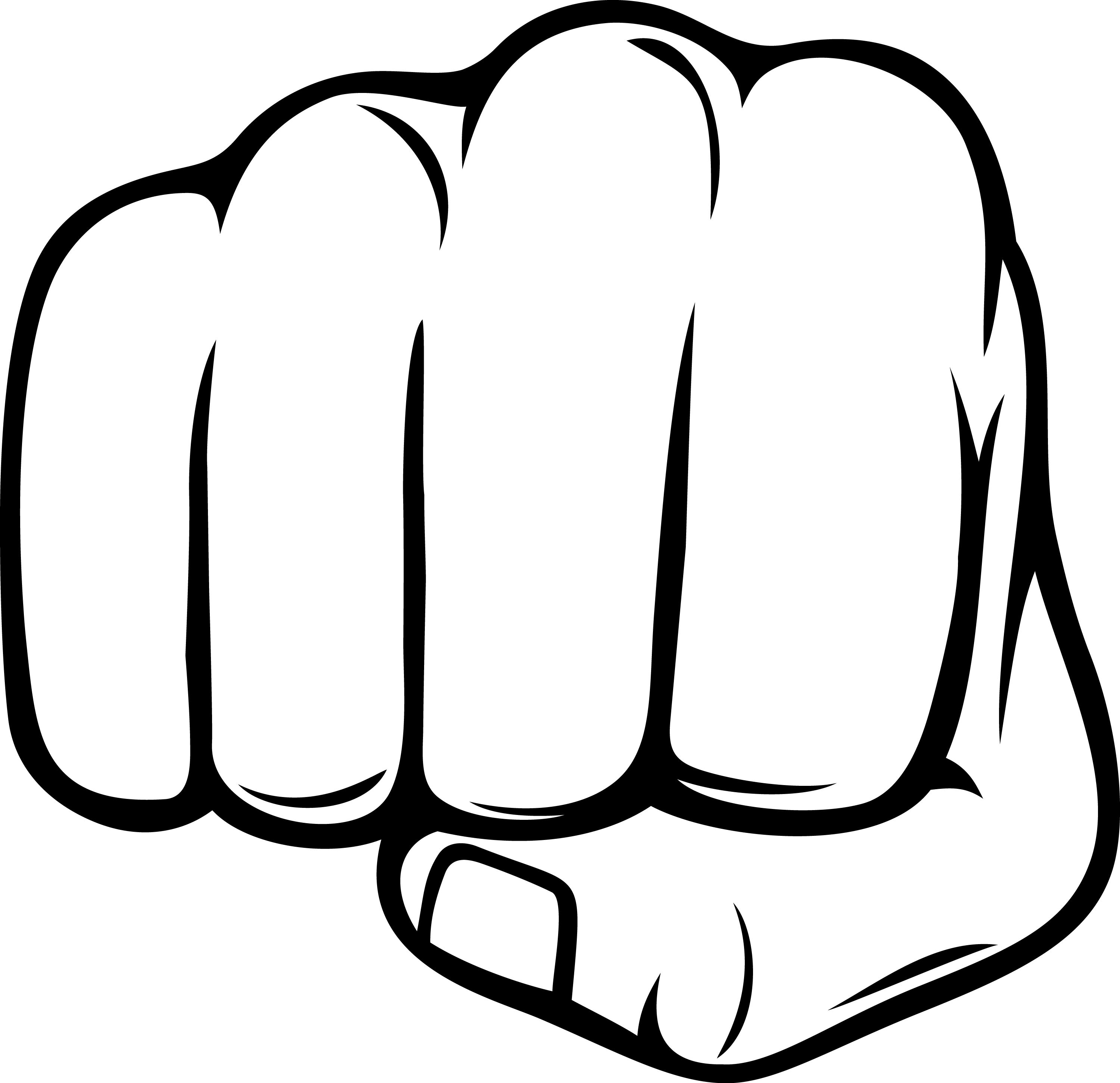 Fist2 - Punching Fist, Transparent background PNG HD thumbnail