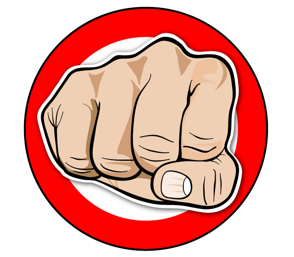 Form A Fist. Look At It. If Youu0027Re Looking At The Knuckles, You Are Looking At The Weakest Striking Surface. They Are Unprotected By Fat Or Muscle. - Punching Fist, Transparent background PNG HD thumbnail