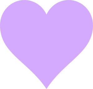 Png Purple Heart - Light Purple Heart Clip Art, Transparent background PNG HD thumbnail