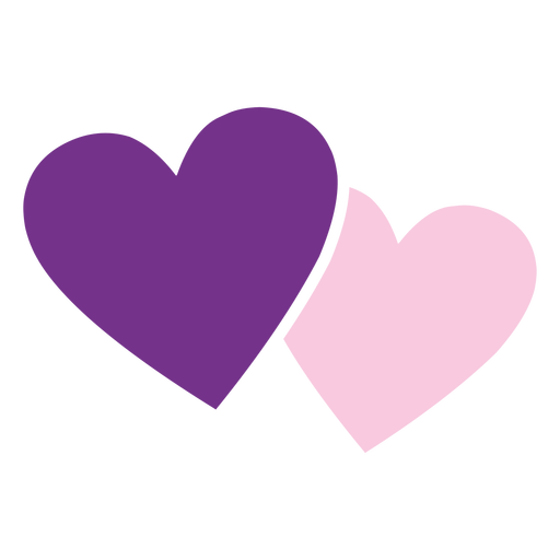 Pink Purple Hearts Icon Png - Purple Heart, Transparent background PNG HD thumbnail