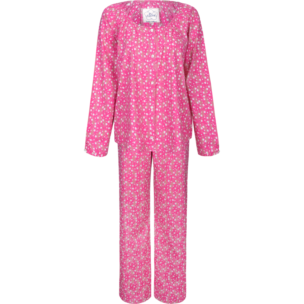 Cup Of Tea Womens Pyjamas Pink. U2039 - Pyjamas, Transparent background PNG HD thumbnail