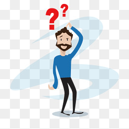 Confused Cartoon Man, Question Mark, Confused, Cartoon Png And Vector - Question, Transparent background PNG HD thumbnail