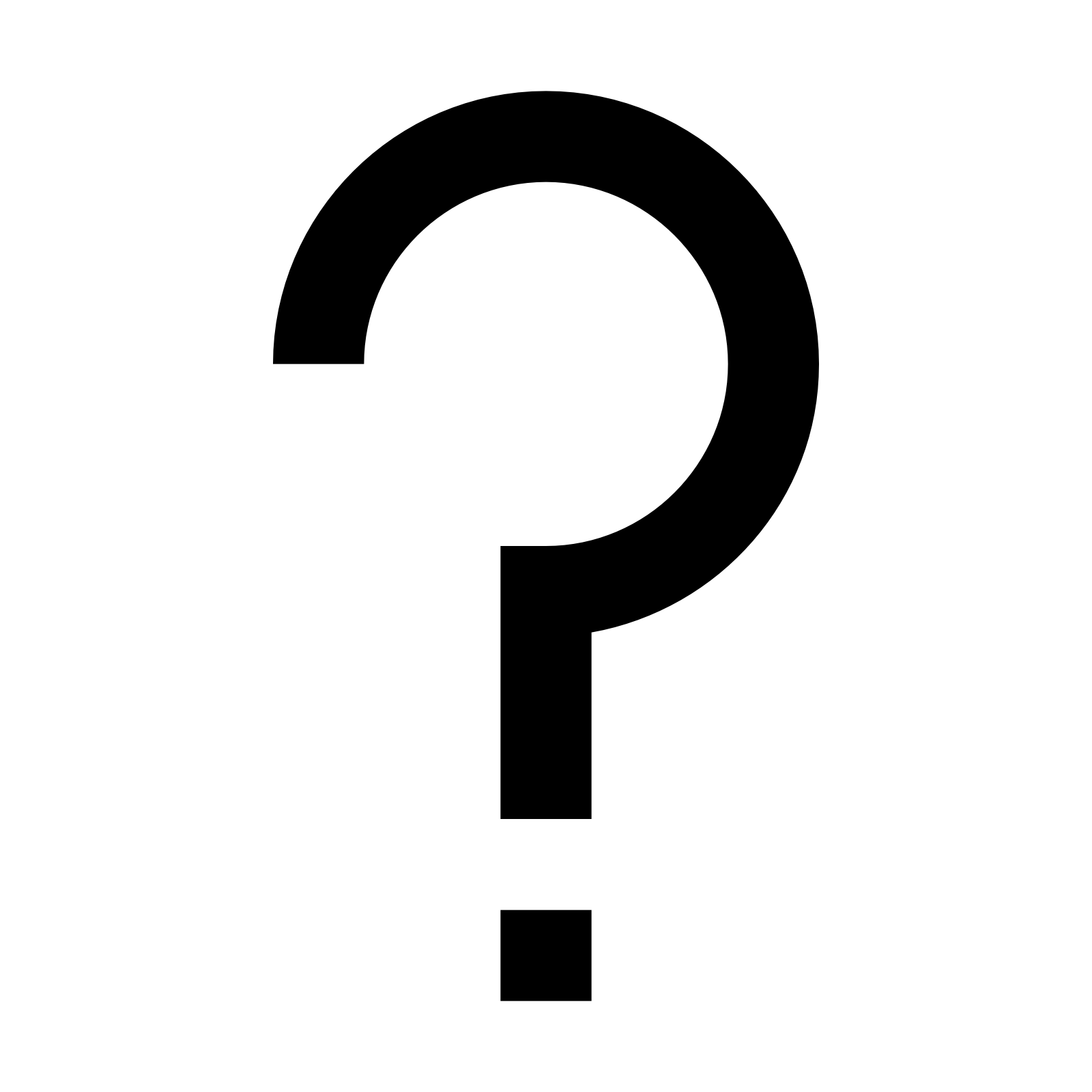 Question Mark Icon - Question, Transparent background PNG HD thumbnail