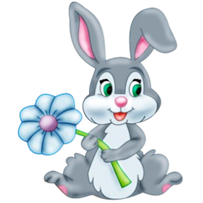 Easter Rabbit - Rabbit Cartoon, Transparent background PNG HD thumbnail