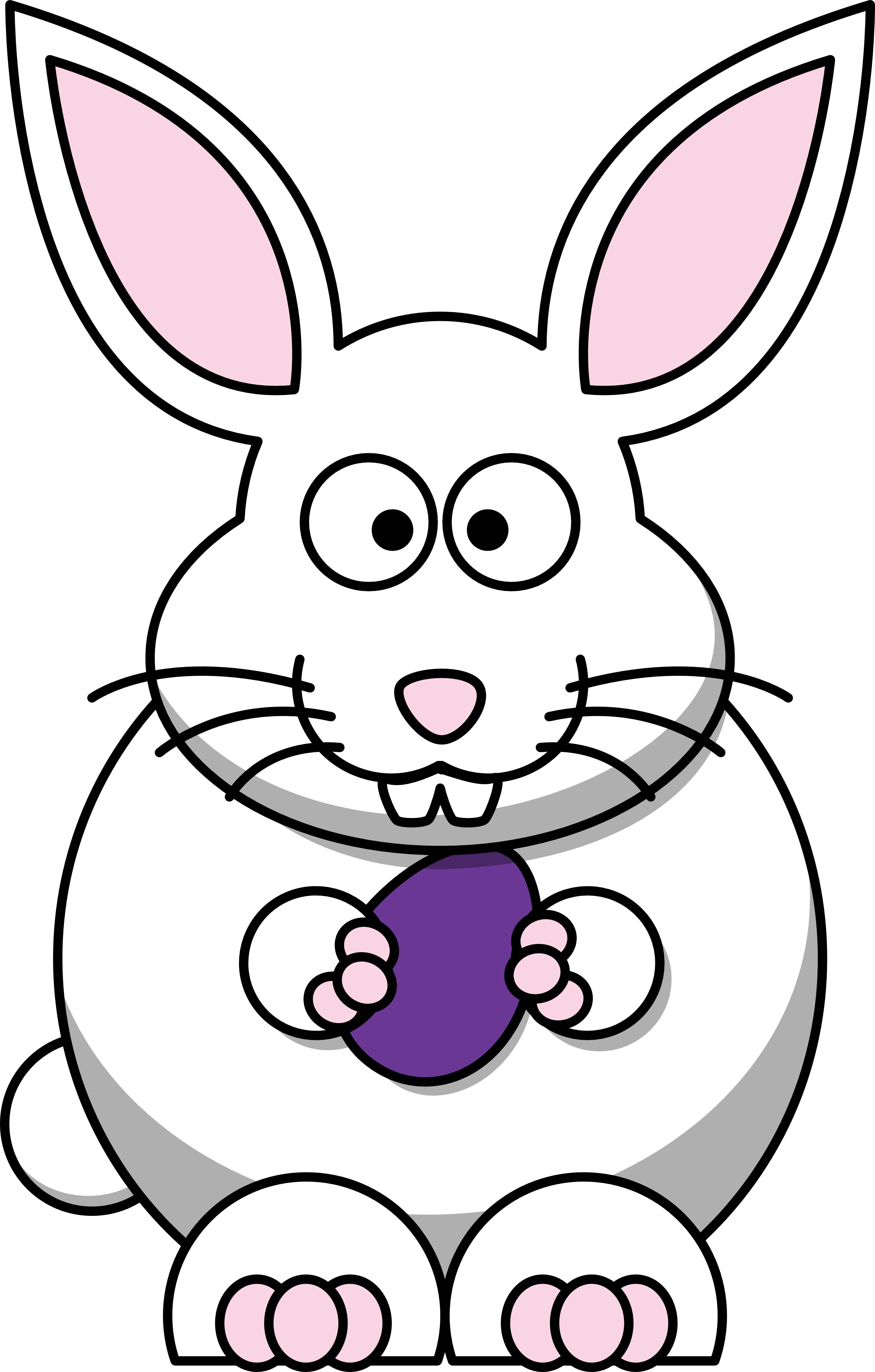 Pictures Of Cartoon Bunnies   Clipart Library - Rabbit Cartoon, Transparent background PNG HD thumbnail