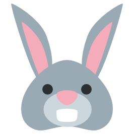 Hey Twitter : Tiger Face Emoji Rabbit Face - Rabbit Face, Transparent background PNG HD thumbnail