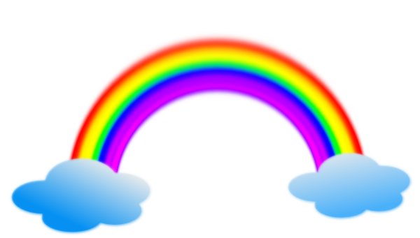 Png Rainbow With Clouds - Png: Small · Medium · Large, Transparent background PNG HD thumbnail