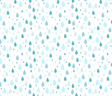 Raindrops 3 Fabric By Kittenstitches On Spoonflower   Custom Fabric - Raindrops, Transparent background PNG HD thumbnail