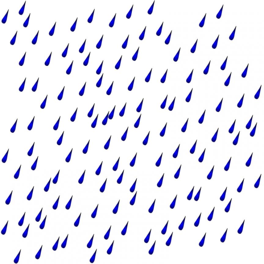 Rain Clipart - Rainy, Transparent background PNG HD thumbnail