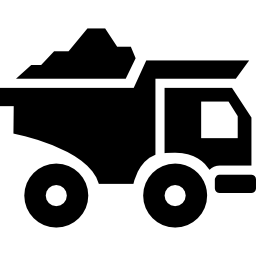 Raw Material Icon Via. Construction Truck Icon - Raw Materials, Transparent background PNG HD thumbnail