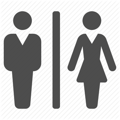 Airport, Bathroom, Man, Restroom, Toilet, Wc, Woman Icon - Restroom, Transparent background PNG HD thumbnail