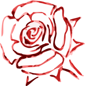 File:a8Ddf308461Ab494847Ff0Fbb7C37Da3 Red20Rose20Outline20Clipart Pink Rose  Outline Clipart 297 300. - Rose Outline, Transparent background PNG HD thumbnail