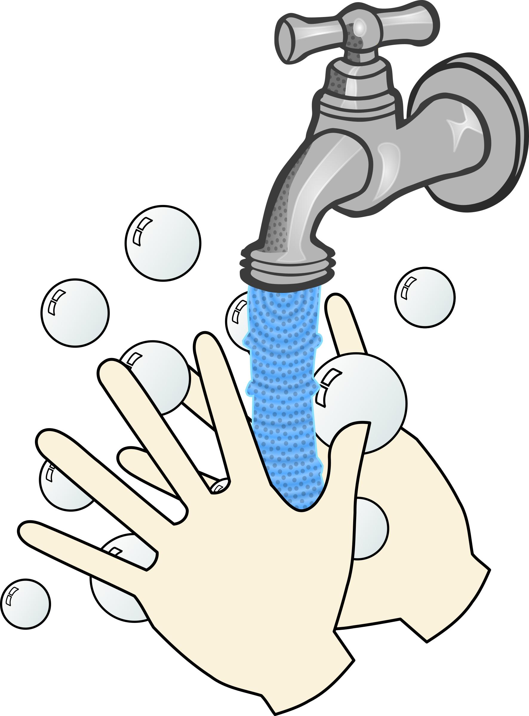 Washing Hands With Soap And Running Water - Running Water, Transparent background PNG HD thumbnail