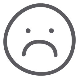 Emoji Emoticon Sad - Sad, Transparent background PNG HD thumbnail