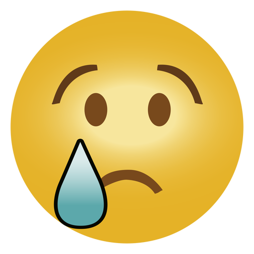Emoticon Emoji Sad Png - Sad, Transparent background PNG HD thumbnail