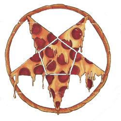 Mine Cool Edit Pizza Satan Transparent Pentagram Hail Satan - Satan, Transparent background PNG HD thumbnail