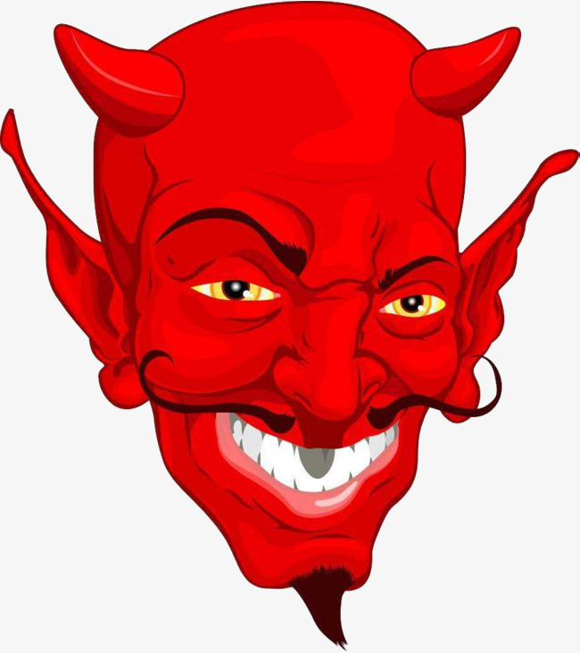 Red Satan Head Free Png - Satan, Transparent background PNG HD thumbnail