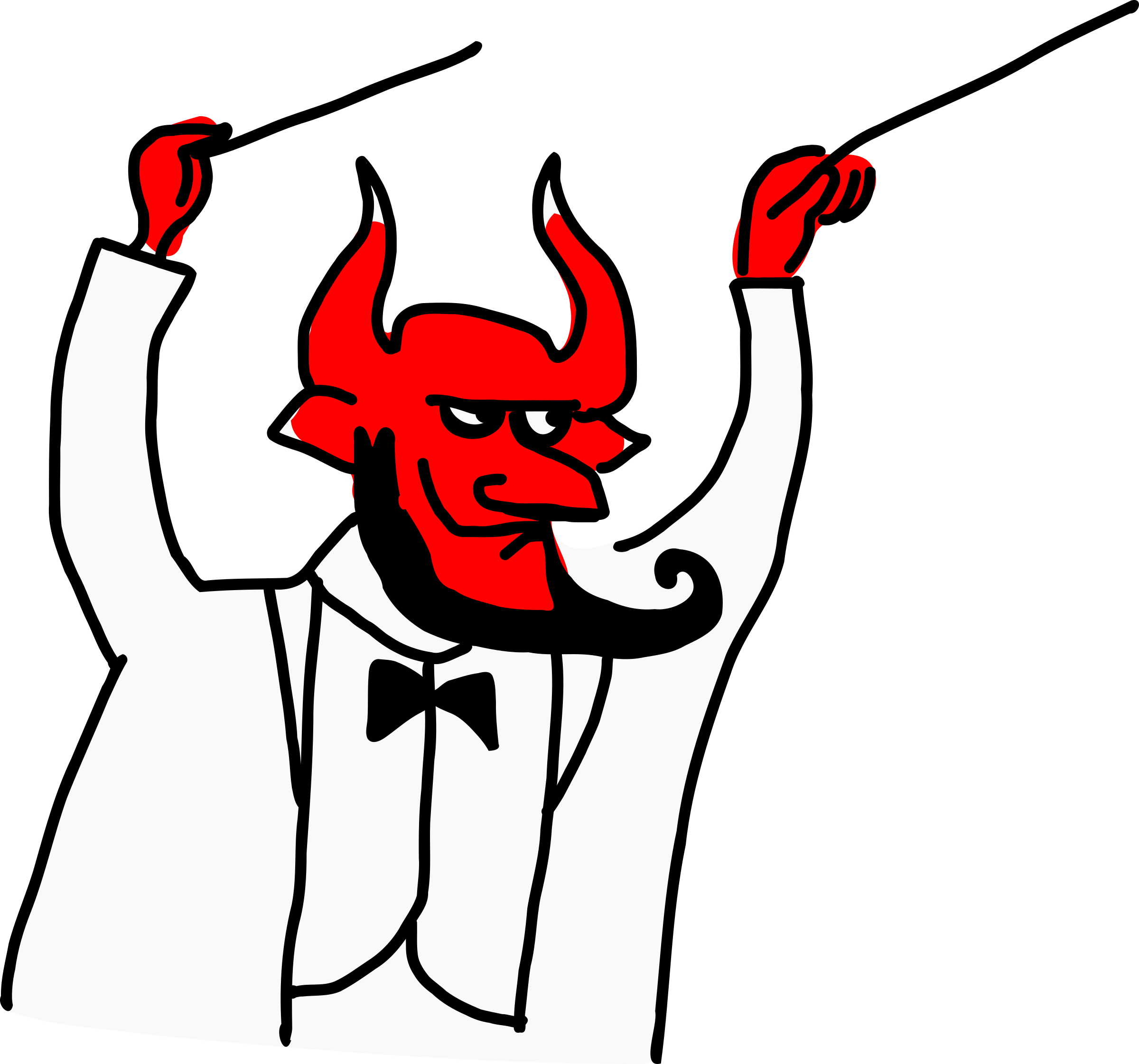 Red Satan head Free PNG
