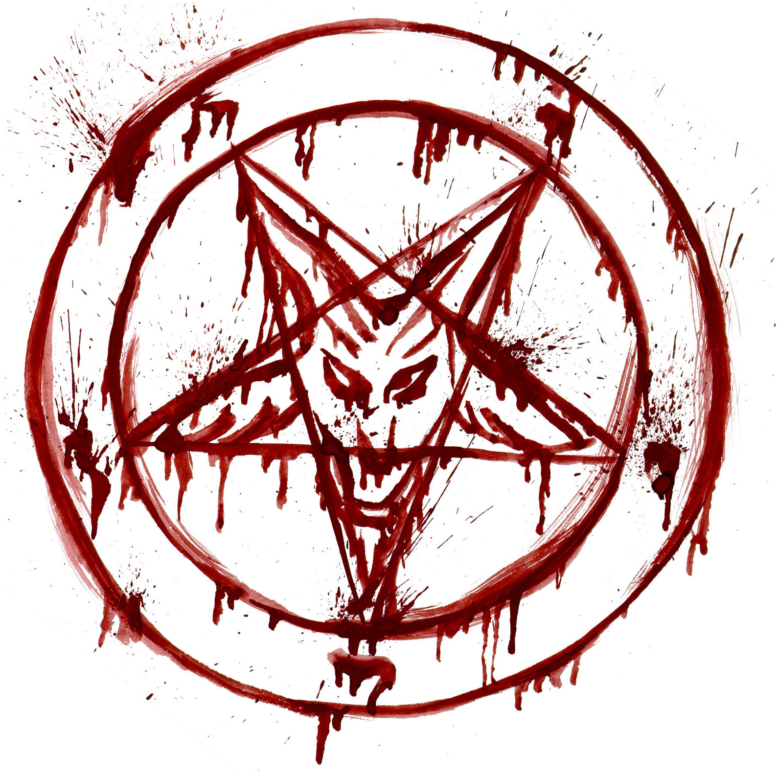 The Pentagram   With Two Points Of The Star Pointing Up It Repsresents Evil! | Pictures | Pinterest - Satan, Transparent background PNG HD thumbnail