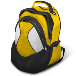 128X128 Px, Schoolbag Icon 256X256 Png - School Bag, Transparent background PNG HD thumbnail