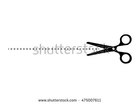 Png Scissors Cutting Dotted Line - The Scissors Icon. Cut Here Symbol. Scissors And Dotted Line. Cut Here Scissors, Transparent background PNG HD thumbnail