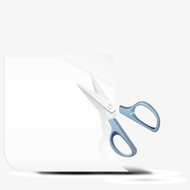 Cut Paper Scissors, Vector, Paper Cutting, Knife Free Png And Vector - Scissors Cutting Paper, Transparent background PNG HD thumbnail