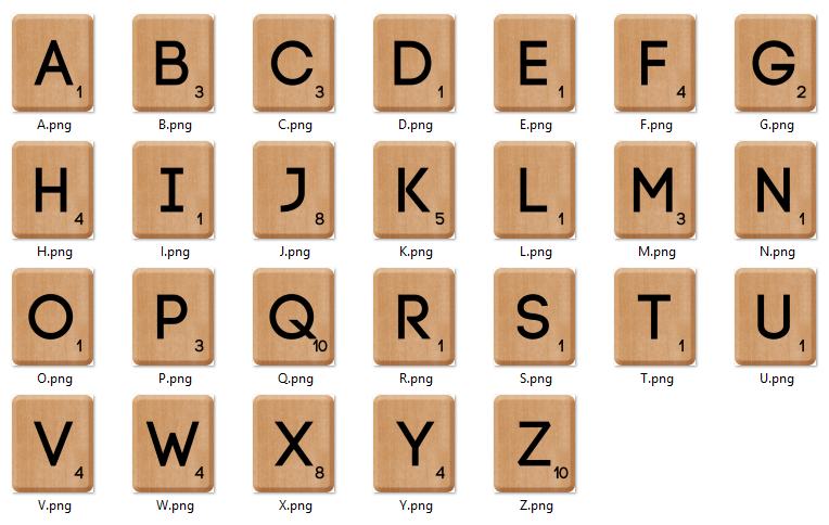 Scrabble Letters By Laurenz Gieseke [With Alpha] By Derlau Hdpng.com  - Scrabble, Transparent background PNG HD thumbnail
