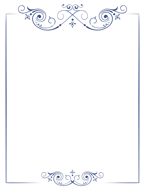 Printable Scroll Border. Free Gif, Jpg, Pdf, And Png Downloads At Http - Scroll Border, Transparent background PNG HD thumbnail