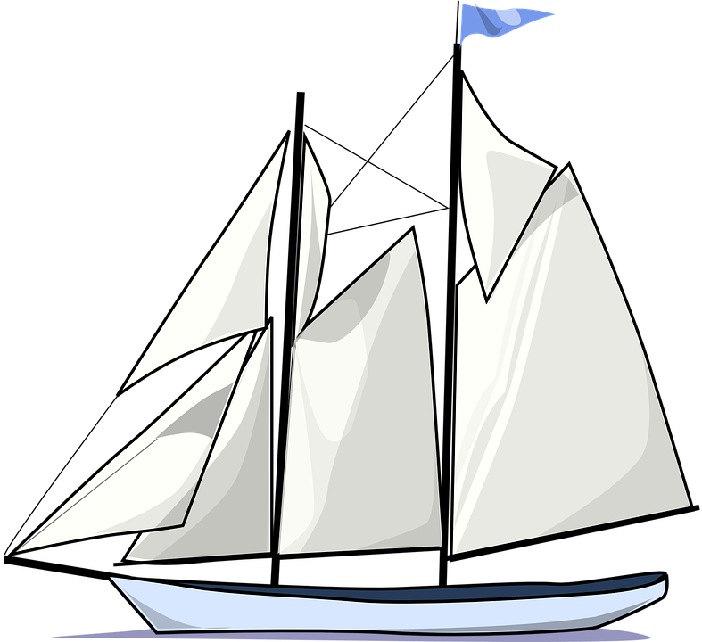 Segeln, Segelboot, Transport, Boot, Navigation, Flagge - Segelboot, Transparent background PNG HD thumbnail
