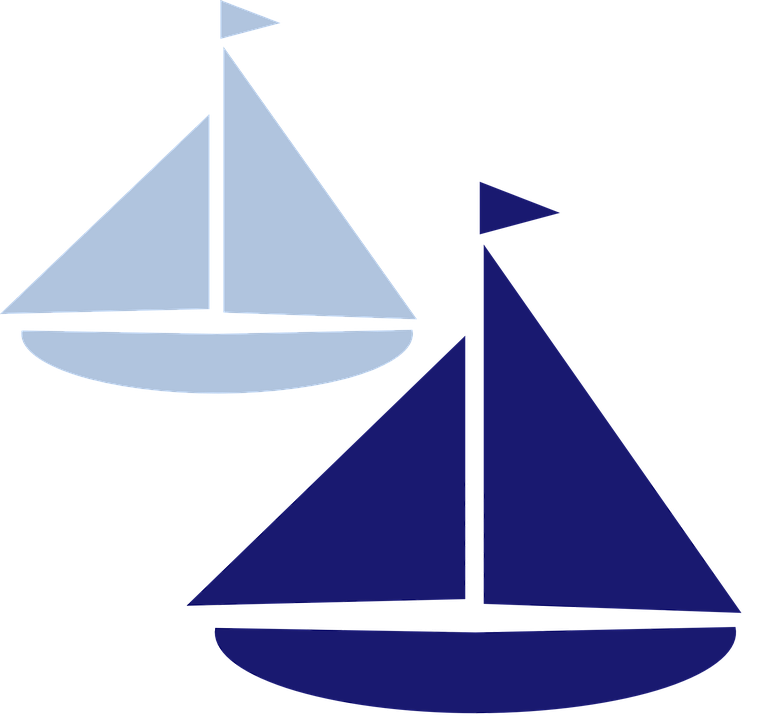 Silhouette, Flagge, Segeln, Boot, Segelboot, Transport - Segelboot, Transparent background PNG HD thumbnail