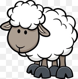 Png Sheep Cartoon - Cartoon Animals, Poultry And Livestock, Cartoon Animals, Sheep Png And Vector, Transparent background PNG HD thumbnail
