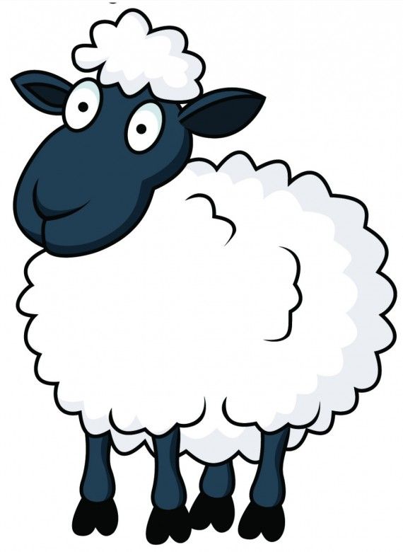 Funny Eid Ul Adha Sheep Cartoon Picture 9 - Sheep Cartoon, Transparent background PNG HD thumbnail